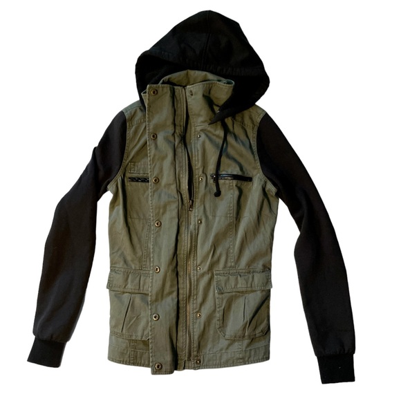 LA HEARTS Army Utility Jacket Small - Picture 3 of 5
